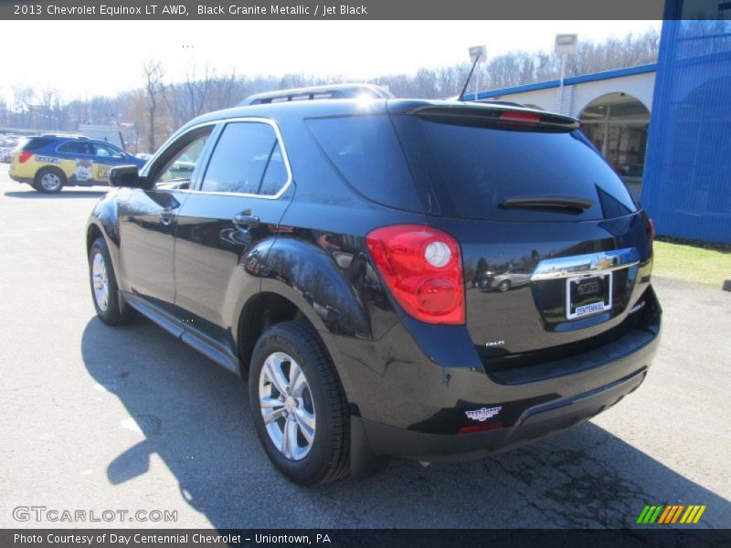 Black Granite Metallic / Jet Black 2013 Chevrolet Equinox LT AWD