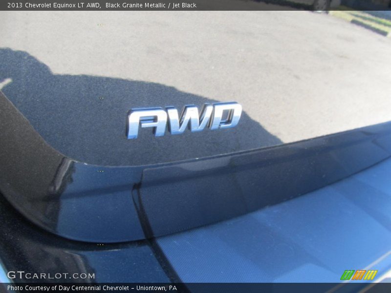 Black Granite Metallic / Jet Black 2013 Chevrolet Equinox LT AWD