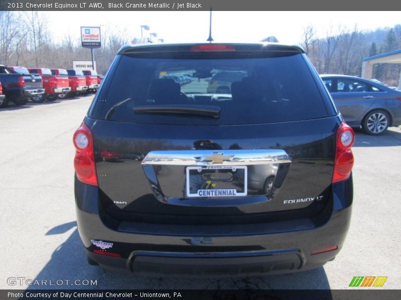 Black Granite Metallic / Jet Black 2013 Chevrolet Equinox LT AWD