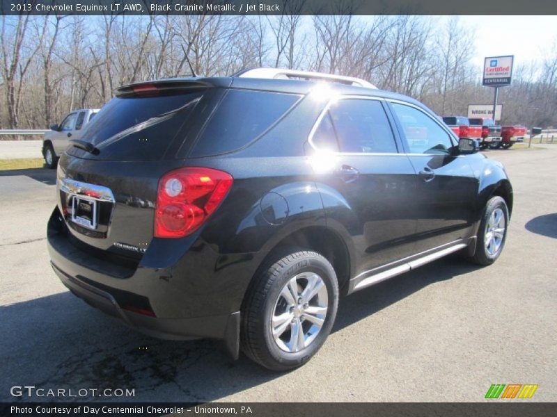 Black Granite Metallic / Jet Black 2013 Chevrolet Equinox LT AWD