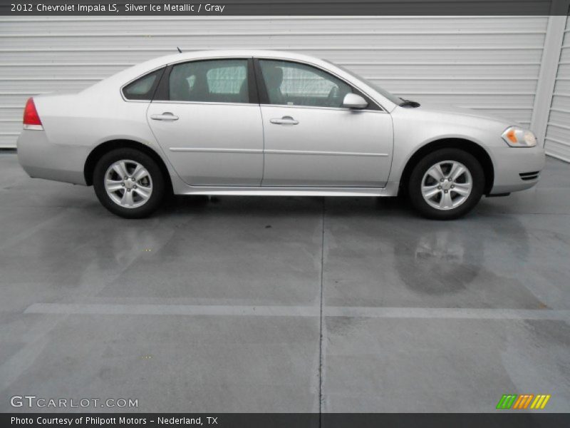 Silver Ice Metallic / Gray 2012 Chevrolet Impala LS