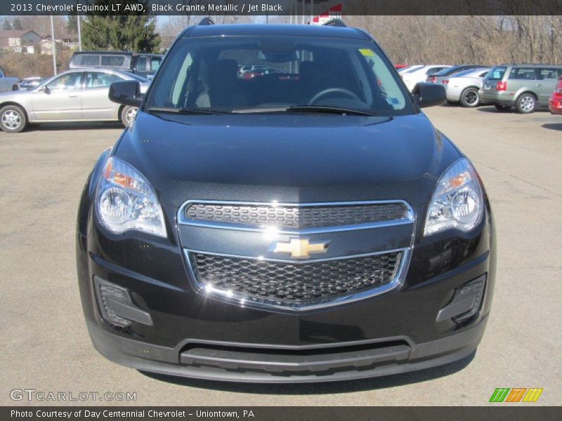 Black Granite Metallic / Jet Black 2013 Chevrolet Equinox LT AWD
