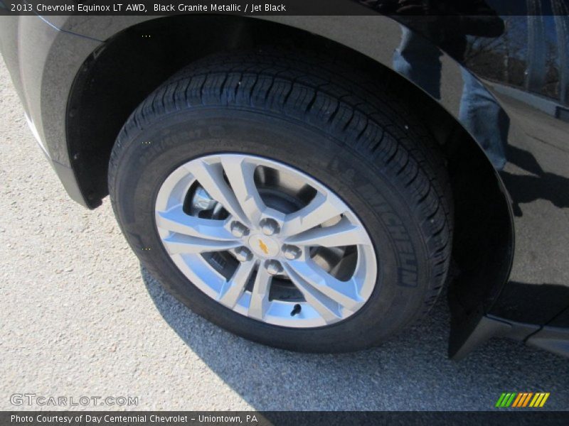 Black Granite Metallic / Jet Black 2013 Chevrolet Equinox LT AWD