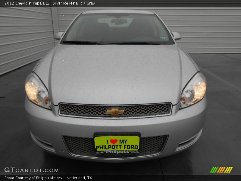 Silver Ice Metallic / Gray 2012 Chevrolet Impala LS