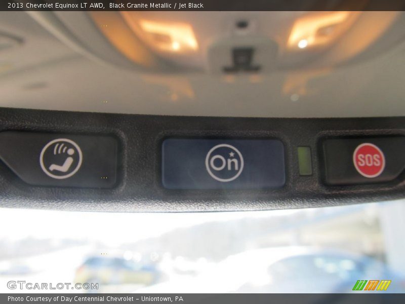 Black Granite Metallic / Jet Black 2013 Chevrolet Equinox LT AWD