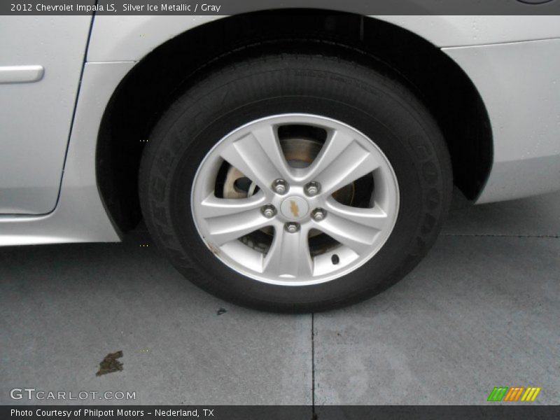 Silver Ice Metallic / Gray 2012 Chevrolet Impala LS