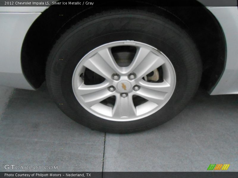 Silver Ice Metallic / Gray 2012 Chevrolet Impala LS