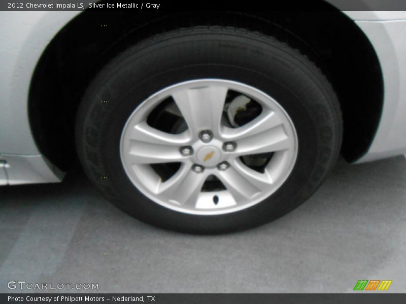 Silver Ice Metallic / Gray 2012 Chevrolet Impala LS