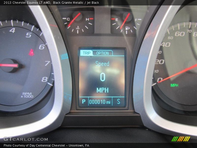 Black Granite Metallic / Jet Black 2013 Chevrolet Equinox LT AWD