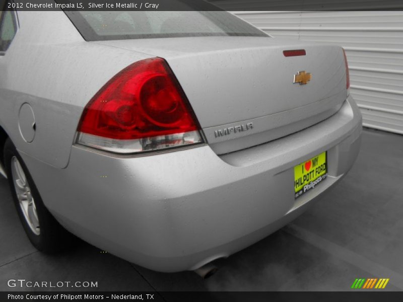 Silver Ice Metallic / Gray 2012 Chevrolet Impala LS