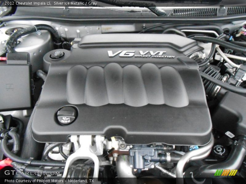 Silver Ice Metallic / Gray 2012 Chevrolet Impala LS
