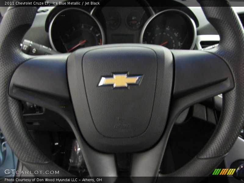 Ice Blue Metallic / Jet Black 2011 Chevrolet Cruze LT