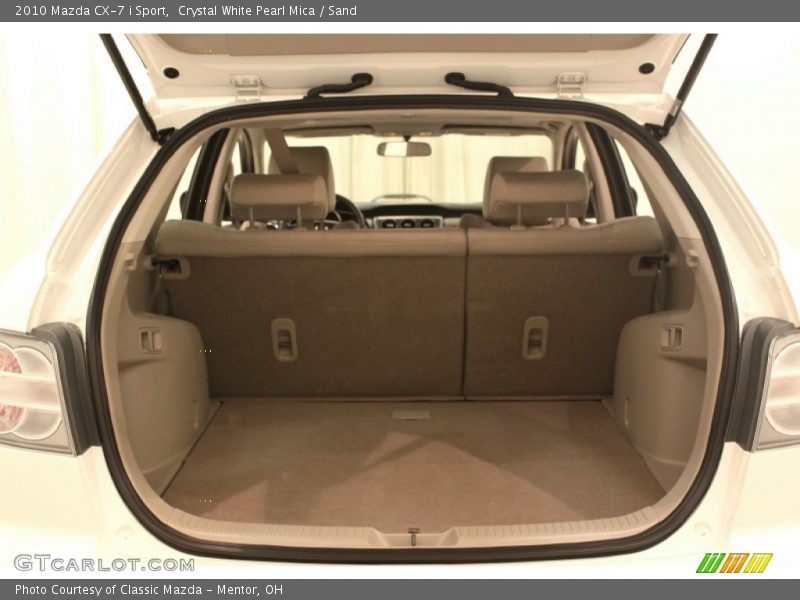 Crystal White Pearl Mica / Sand 2010 Mazda CX-7 i Sport