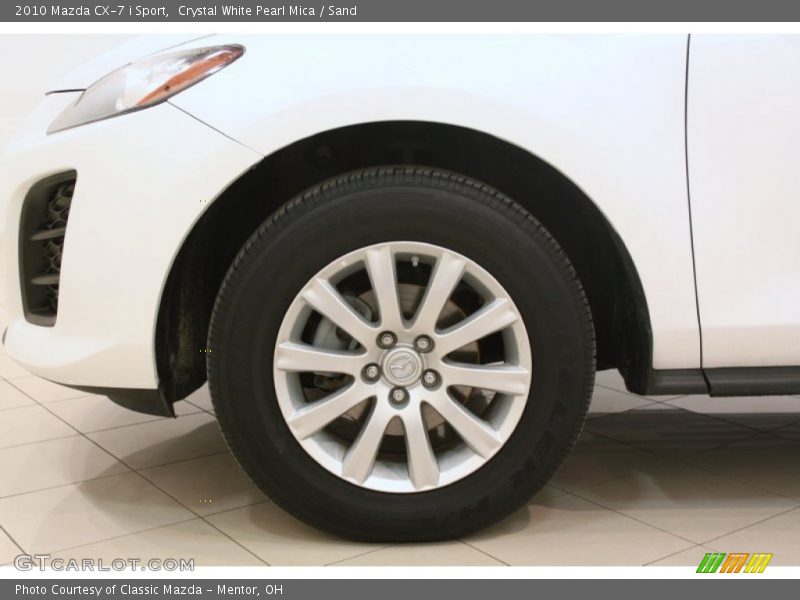 Crystal White Pearl Mica / Sand 2010 Mazda CX-7 i Sport