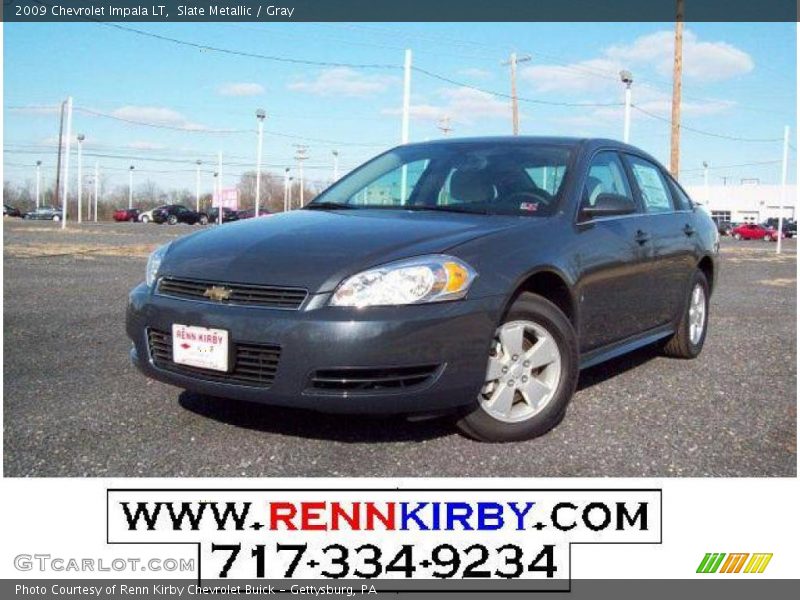 Slate Metallic / Gray 2009 Chevrolet Impala LT