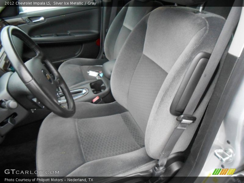 Silver Ice Metallic / Gray 2012 Chevrolet Impala LS