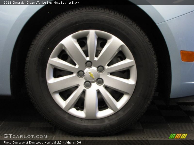 Ice Blue Metallic / Jet Black 2011 Chevrolet Cruze LT