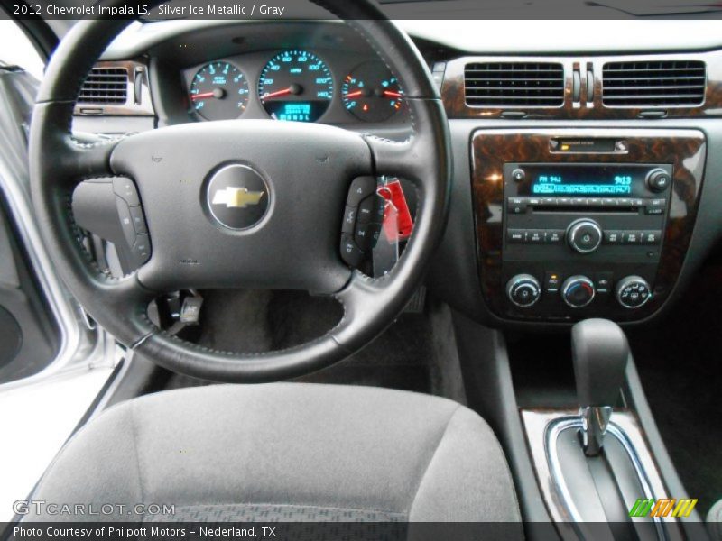 Silver Ice Metallic / Gray 2012 Chevrolet Impala LS