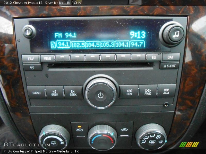 Silver Ice Metallic / Gray 2012 Chevrolet Impala LS