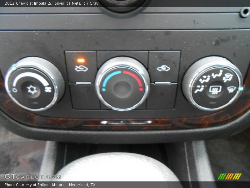 Silver Ice Metallic / Gray 2012 Chevrolet Impala LS