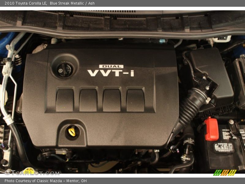  2010 Corolla LE Engine - 1.8 Liter DOHC 16-Valve Dual VVT-i 4 Cylinder