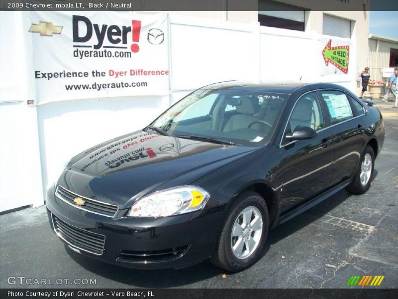 Black / Neutral 2009 Chevrolet Impala LT