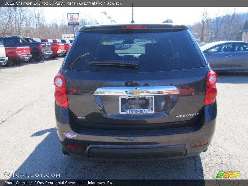 Ashen Gray Metallic / Jet Black 2013 Chevrolet Equinox LT AWD