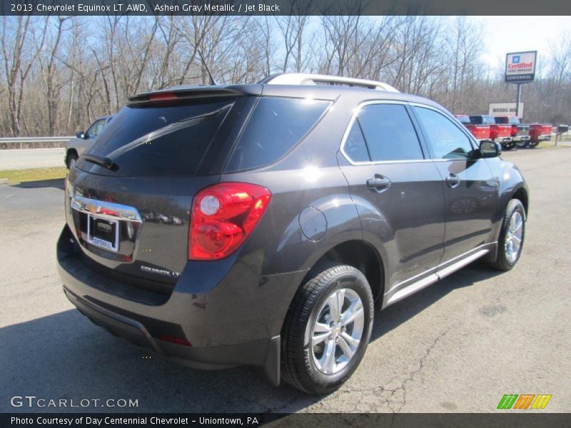 Ashen Gray Metallic / Jet Black 2013 Chevrolet Equinox LT AWD