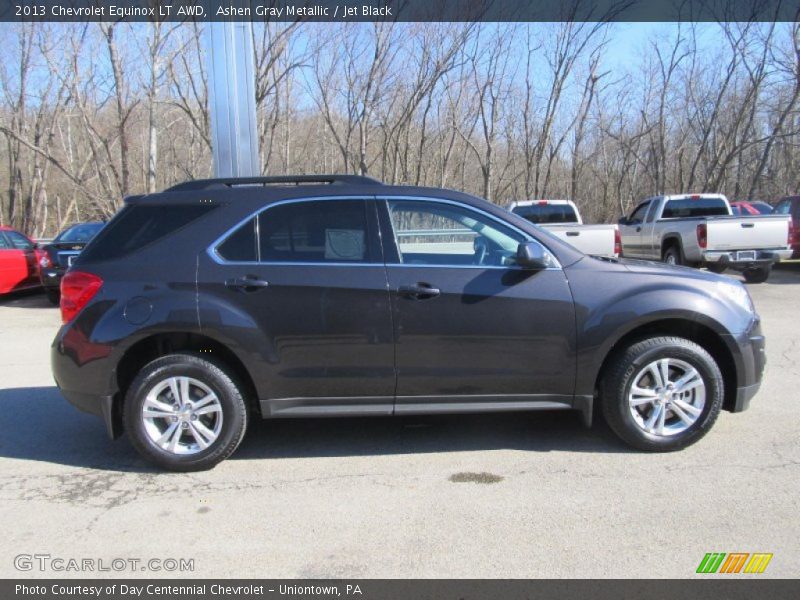 Ashen Gray Metallic / Jet Black 2013 Chevrolet Equinox LT AWD