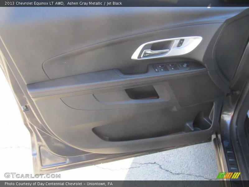 Ashen Gray Metallic / Jet Black 2013 Chevrolet Equinox LT AWD