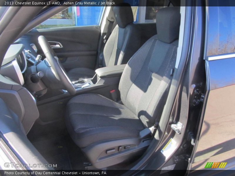 Ashen Gray Metallic / Jet Black 2013 Chevrolet Equinox LT AWD