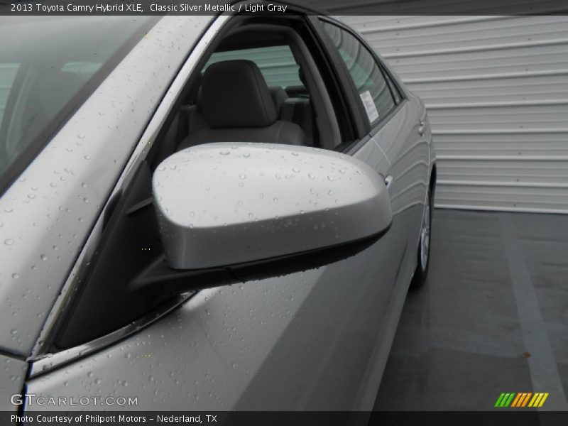Classic Silver Metallic / Light Gray 2013 Toyota Camry Hybrid XLE