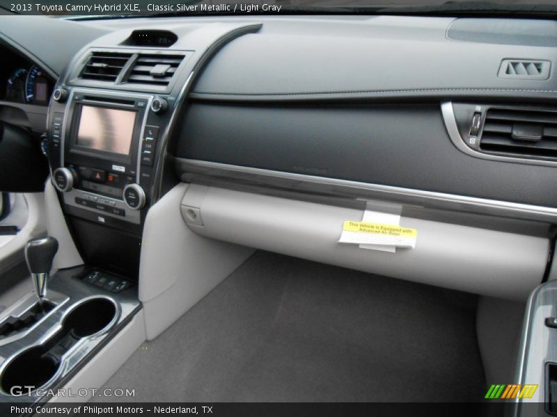Classic Silver Metallic / Light Gray 2013 Toyota Camry Hybrid XLE
