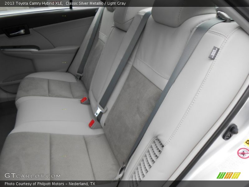 Classic Silver Metallic / Light Gray 2013 Toyota Camry Hybrid XLE