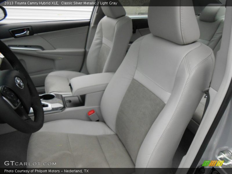 Classic Silver Metallic / Light Gray 2013 Toyota Camry Hybrid XLE