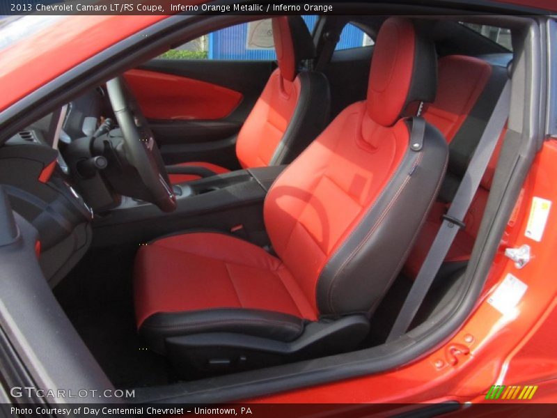 Front Seat of 2013 Camaro LT/RS Coupe