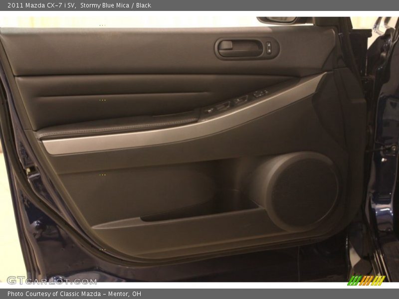 Stormy Blue Mica / Black 2011 Mazda CX-7 i SV