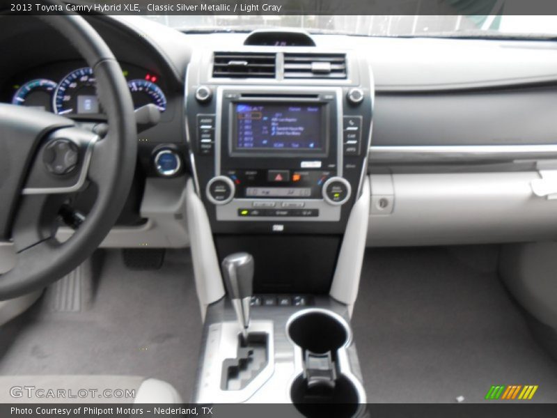 Classic Silver Metallic / Light Gray 2013 Toyota Camry Hybrid XLE