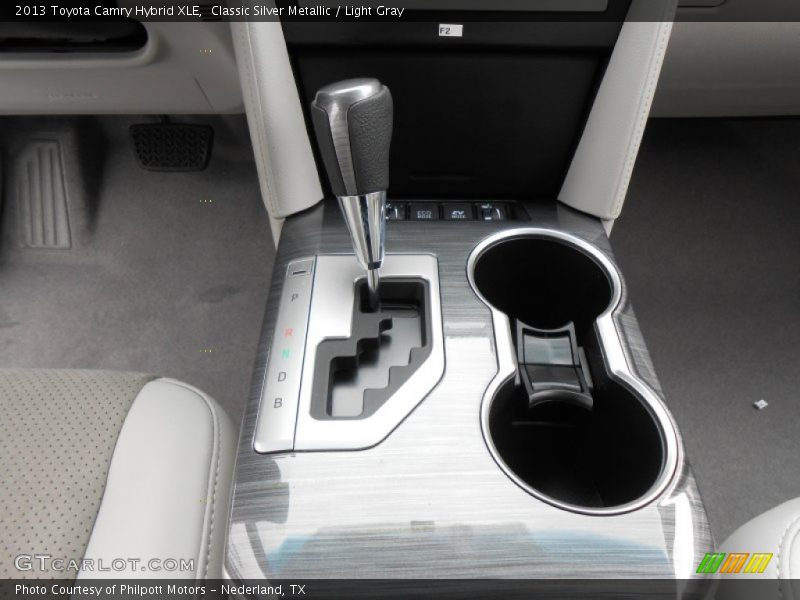 Classic Silver Metallic / Light Gray 2013 Toyota Camry Hybrid XLE