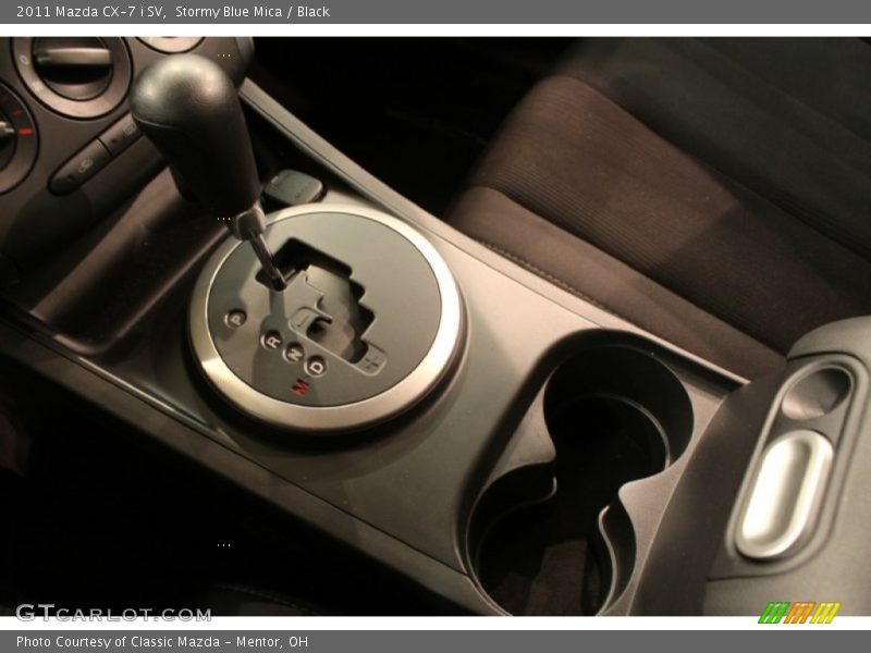 Stormy Blue Mica / Black 2011 Mazda CX-7 i SV