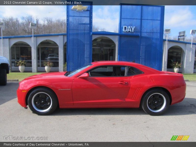 Victory Red / Black 2013 Chevrolet Camaro LS Coupe