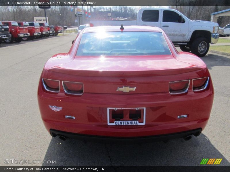 Victory Red / Black 2013 Chevrolet Camaro LS Coupe