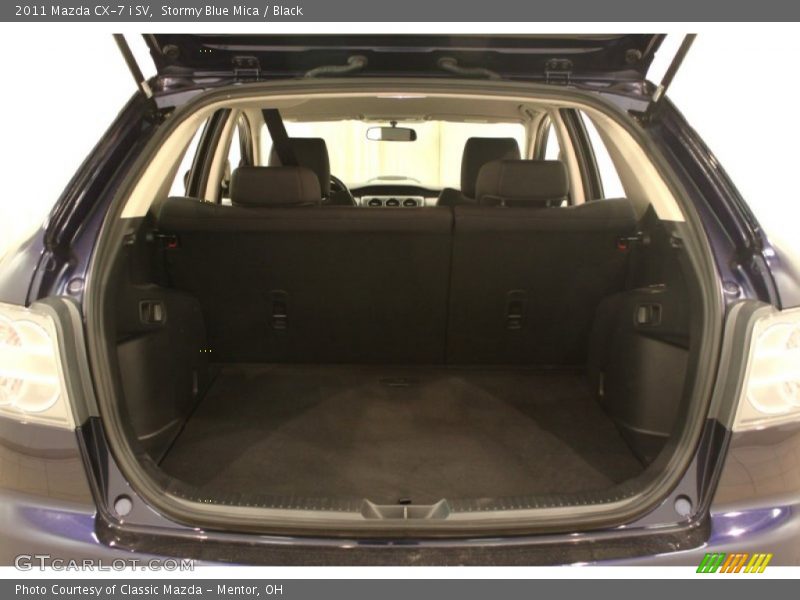 Stormy Blue Mica / Black 2011 Mazda CX-7 i SV