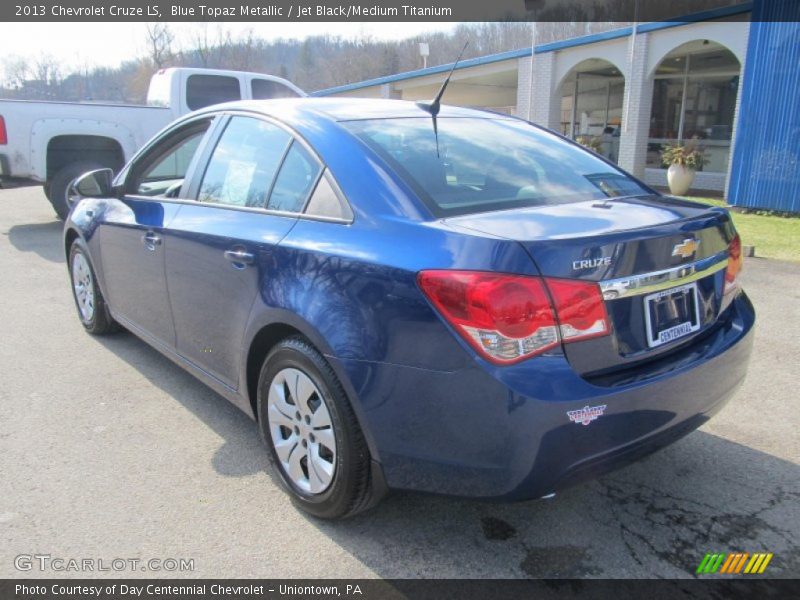 Blue Topaz Metallic / Jet Black/Medium Titanium 2013 Chevrolet Cruze LS