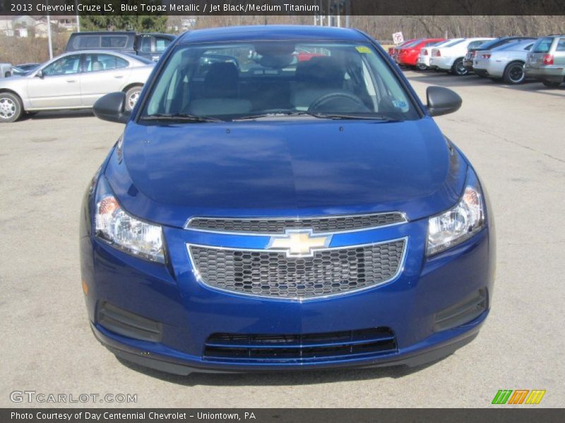Blue Topaz Metallic / Jet Black/Medium Titanium 2013 Chevrolet Cruze LS
