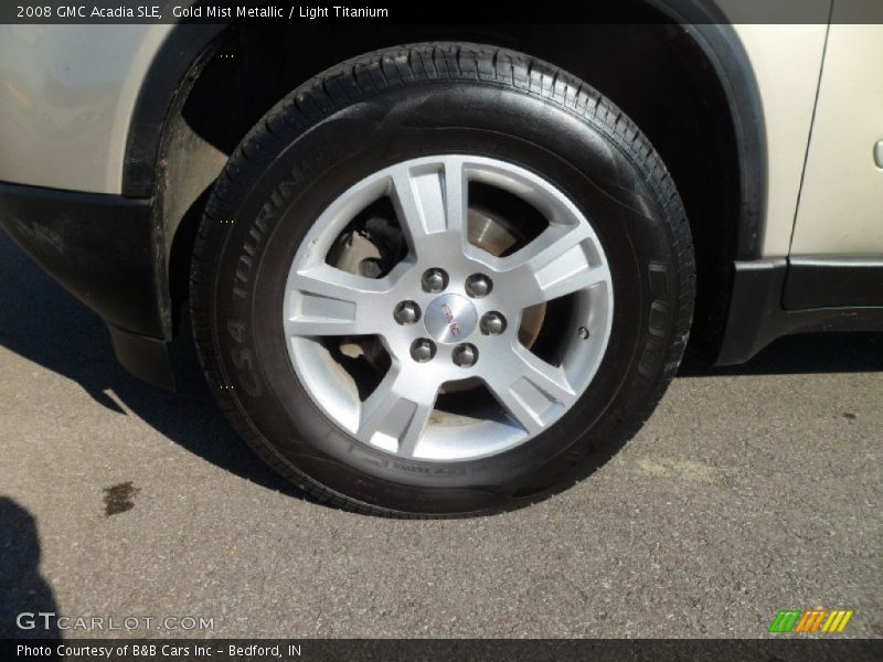 Gold Mist Metallic / Light Titanium 2008 GMC Acadia SLE