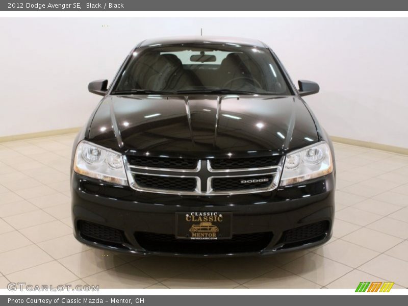 Black / Black 2012 Dodge Avenger SE