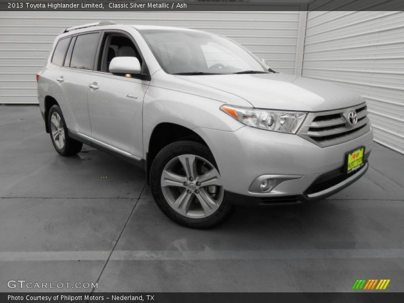 Classic Silver Metallic / Ash 2013 Toyota Highlander Limited