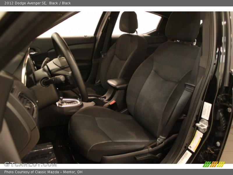 Front Seat of 2012 Avenger SE