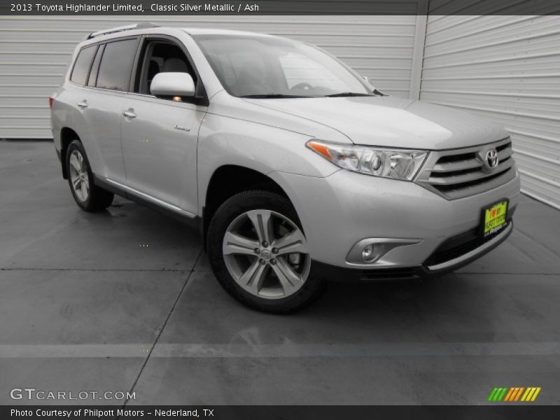 Classic Silver Metallic / Ash 2013 Toyota Highlander Limited